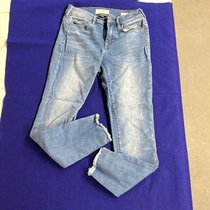 Pacsun distressed blue jegging / ankle length